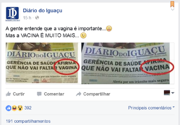 Manchete do Diário do Iguaçu - Sputnik Brasil