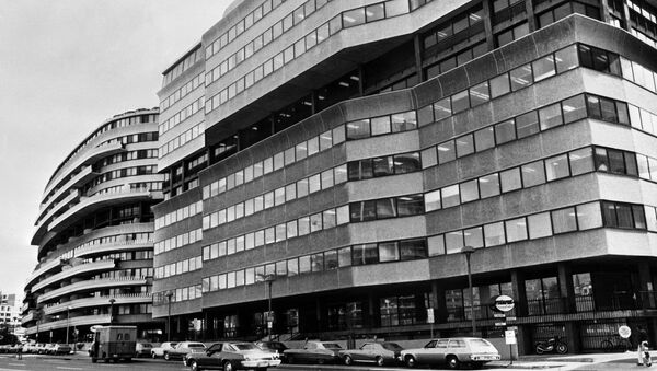 Conjunto de edifícios Watergate em Washington, EUA, abril de 1974 - Sputnik Brasil
