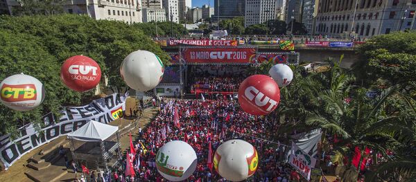 CUT participa de evento do Dia do Trabalhador, em SP - Sputnik Brasil