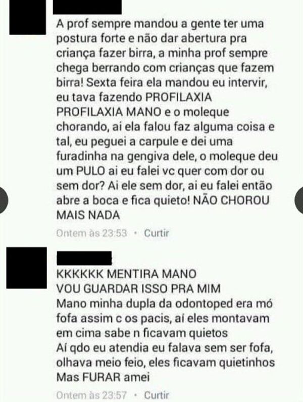Conversa de estudantes de Odontologia no Facebook causou revolta nas redes sociais - Sputnik Brasil