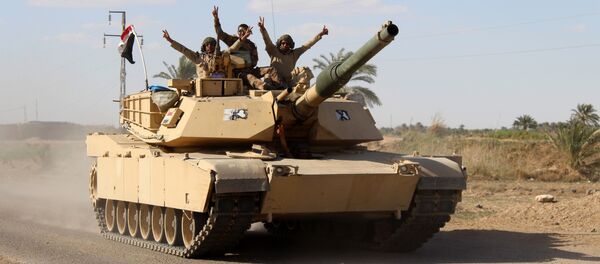 Forças governamentais do Iraque perto da cidade de Hit, na província de Anbar, 18 de março 2016 - Sputnik Brasil