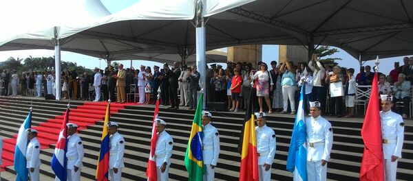 Cerimônia de entrega da Medalha da Vitória no Rio de Janeiro - Sputnik Brasil