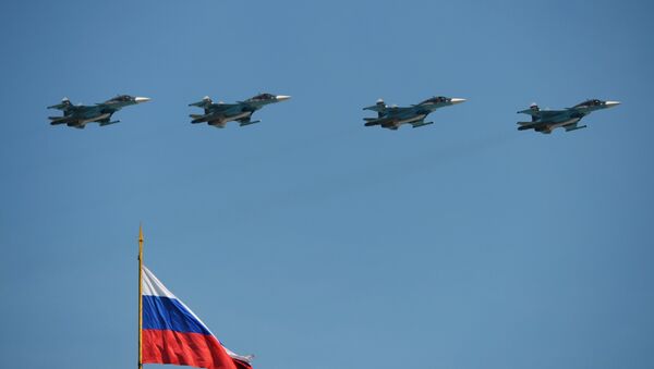 Caças russos Su-34 - Sputnik Brasil
