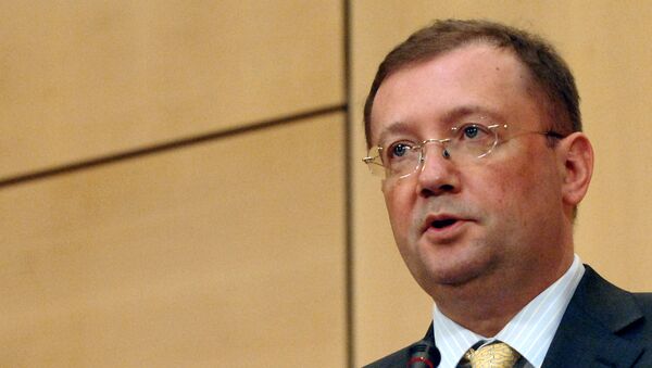 Alexander V. Yakovenko, atual embaixador da Rússia no Reino Unido, em discurso de 20 de junho de 2006 sessão do Conselho de Direitos Humanos da ONU, em Genebra. - Sputnik Brasil