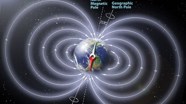 Campo magnético da Terra - Sputnik Brasil