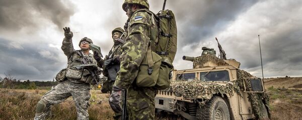 Parceiros norte-americanos e estônios treinam em conjunto (foto de arquivo) - Sputnik Brasil