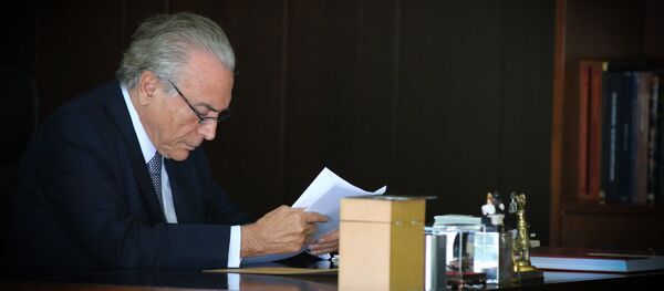 Vice-Presidente Michel Temer - Sputnik Brasil