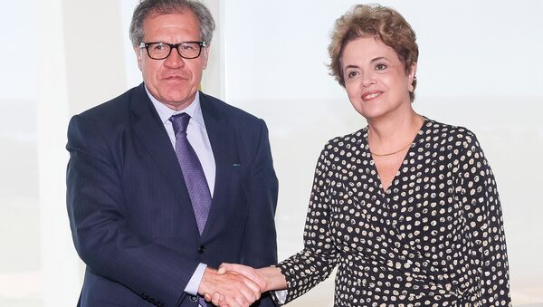 Dilma Rousseff recebe Luis Almagro, Secretário-Geral da Organização dos Estados Americanos - OEA - Sputnik Brasil