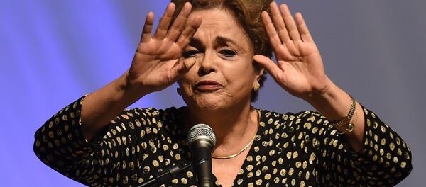 Presidente do Brasil, Dilma Rousseff, na 4 Conferência de Políticas Para as Mulheres, Brasília, Brasil, 10 de maio de 2016 - Sputnik Brasil