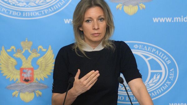 Representante oficial do Ministério das Relações Exteriores russo, Maria Zakharova - Sputnik Brasil