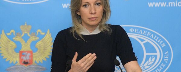 Representante oficial do Ministério das Relações Exteriores russo, Maria Zakharova, durante a entrevista coletiva semanal, Moscou, Rússia, 12 de maio de 2016 - Sputnik Brasil