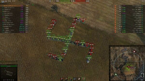 Screenshot de jogo online World of Tanks - Sputnik Brasil