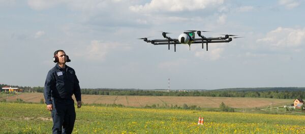 UAV demonstration flights in Moscow region - Sputnik Brasil