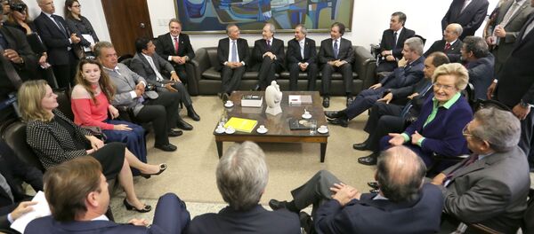 Comissão do Impeachmentdo Senado recebe o Presidente do STF, Ricardo Lewandowski - Sputnik Brasil