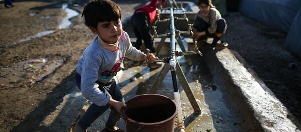 Crianças sírias refugiadas na Turquia. - Sputnik Brasil