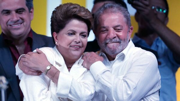 Dilma Rousseff e Lula. - Sputnik Brasil
