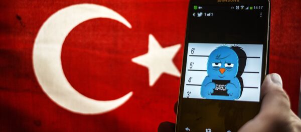 Em 2014 governo turco baniu o uso nacional do Twitter - Sputnik Brasil