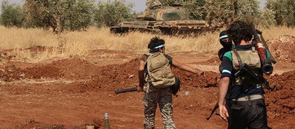 Rebel forces from Jaysh al-Islam (Army of Islam) (File) - Sputnik Brasil
