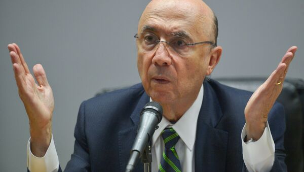 Ministro da Fazenda Henrique Meirelles apresenta nova Equipe Econômica - Sputnik Brasil
