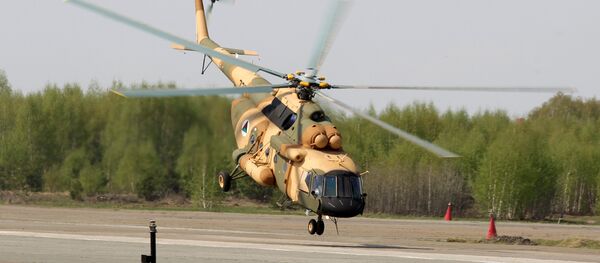 Mi-17 V-5 helicopter is demonstrated at the testing facility of the OAO Kazan Helicopter Plant - Sputnik Brasil