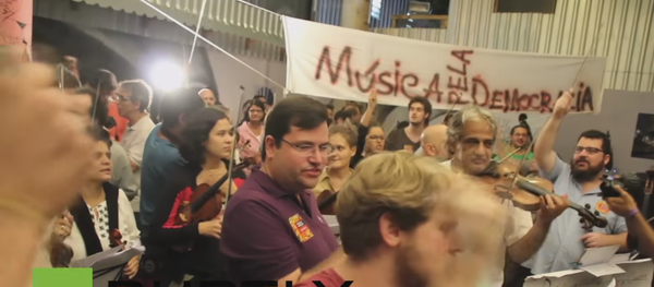 Ato-concerto no Palácio Capanema - Sputnik Brasil