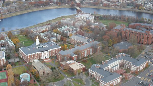Campus da faculdade de negócios da Universidade de Harvard - Sputnik Brasil