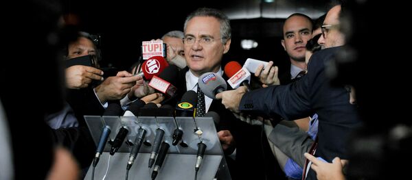 Renan Calheiros conversa com a imprensa sobre recriação do Ministério da Cultura - Sputnik Brasil