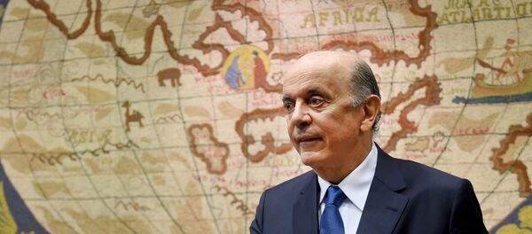 José Serra, chanceler do governo provisório Temer - Sputnik Brasil