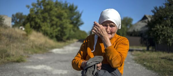 38-й гуманитарный конвой прибыл в Донецкую область - Sputnik Brasil