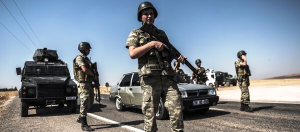 Soldados turcos em Sanliurfa - Sputnik Brasil