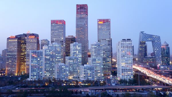 A general view shows the skyline of a central business district in Beijing - Sputnik Brasil
