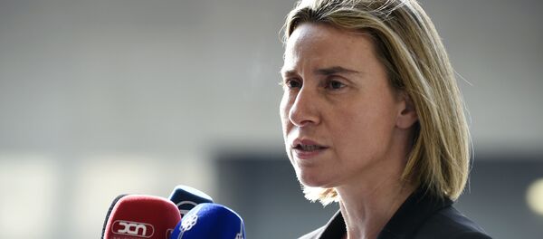 A Alta Representante da UE para Política Externa e Segurança, Federica Mogherini - Sputnik Brasil
