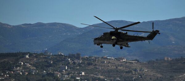 Russian warplanes at Hemeimeem air base in Syria - Sputnik Brasil