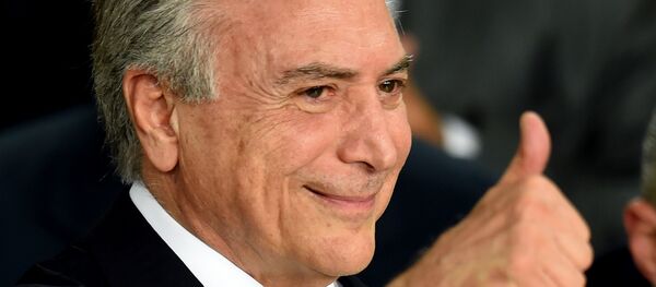 Presidente interino da República Federativa do Brasil Michel Temer Presidente interino da República Federativa do Brasil Michel Temer - Sputnik Brasil