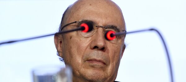 Henrique Meirelles, ministro da Fazenda do governo provisório Temer - Sputnik Brasil