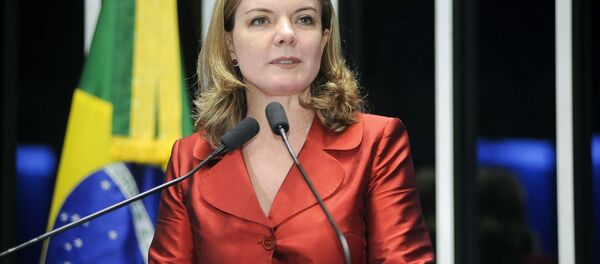 Senadora Gleisi Hoffmann - Sputnik Brasil