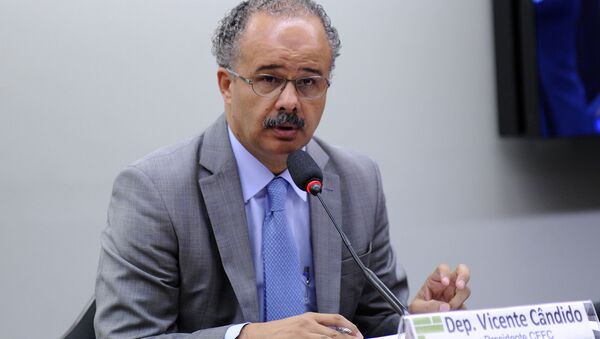 Deputado federal Vicente Cândido - Sputnik Brasil