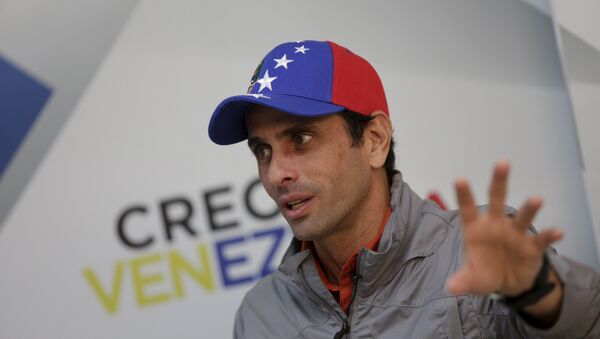 Henrique Capriles, líder da oposição venezuelana - Sputnik Brasil