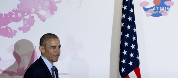 Barack Obama durante a sua visita no Japão - Sputnik Brasil