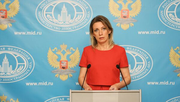 Representante oficial do Ministério das Relações Exteriores russo, Maria Zakharova, durante a entrevista coletiva semanal, Moscou, Rússia, 26 de maio de 2016 - Sputnik Brasil