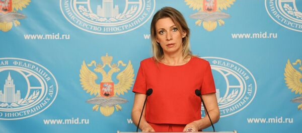 Representante oficial do Ministério das Relações Exteriores russo, Maria Zakharova, durante a entrevista coletiva semanal, Moscou, Rússia, 26 de maio de 2016 - Sputnik Brasil