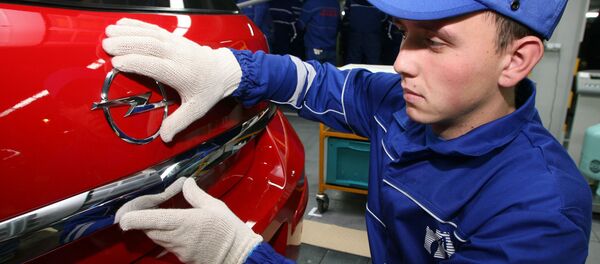 Fábrica de produção de automóveis Opel na Rússia - Sputnik Brasil