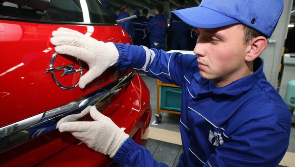 Fábrica de produção de automóveis Opel na Rússia - Sputnik Brasil