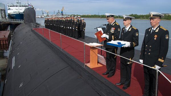 O primeiro submarino multifuncional Yasen SSBN entra no serviço da Marinha russa - Sputnik Brasil