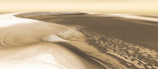 O cobrimento de gelo em Marte - Sputnik Brasil