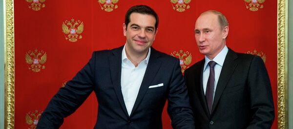 Vladimir Putin-Aleksis Çipras / - Sputnik Brasil