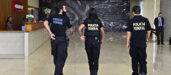 Polícia Federal chega a construtora Odebrecht na 23ª fase da Operação Lava Jato. - Sputnik Brasil