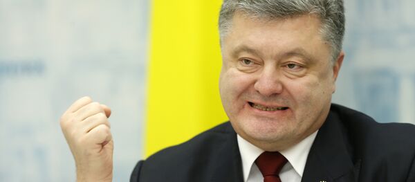 Presidente ucraniano Pyotr Poroshenko - Sputnik Brasil