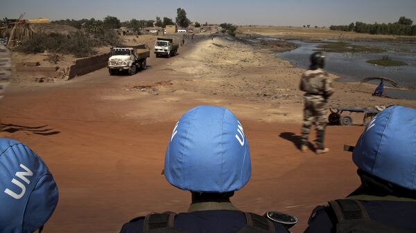 Soldados de manutenção da paz da ONU no Mali (arquivo) - Sputnik Brasil
