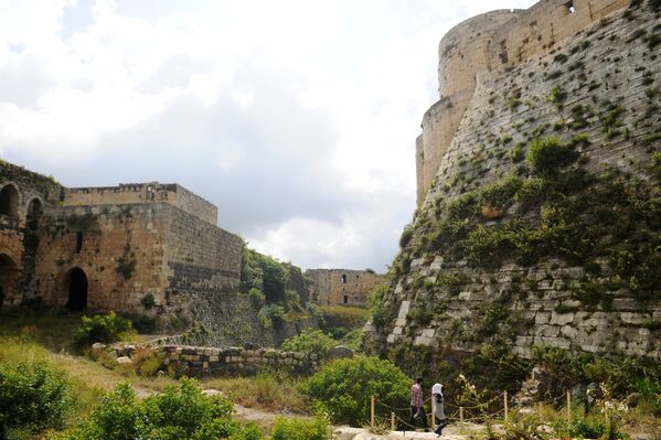 Castelo das Cruzadas está sendo reconstruído na Síria - Sputnik Brasil